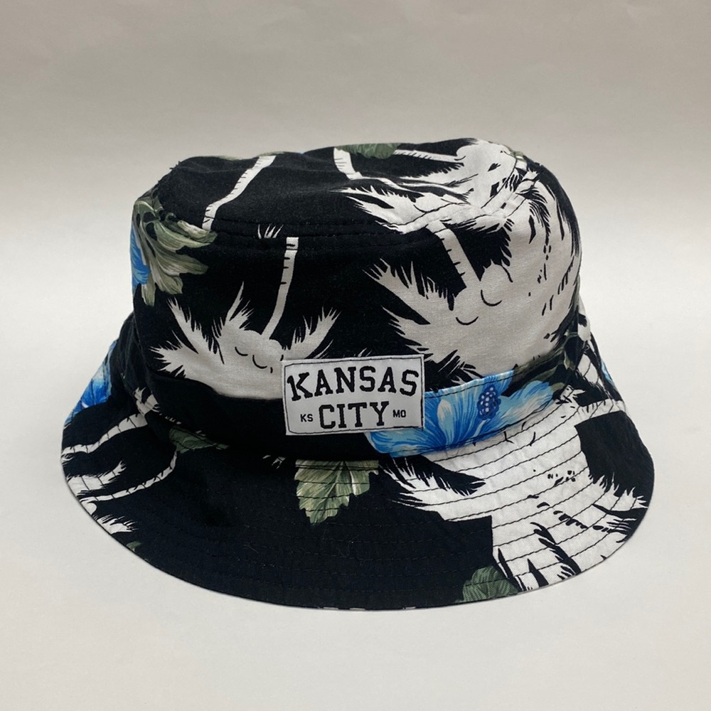 KB Ethos Bucket Hat Tropical Print Kansas City Logo